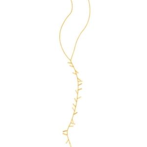 GORJANA Cameron Bar Fringe Y-Necklace - GOLD